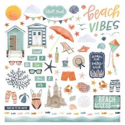 PhotoPlay Beach Vibes Stickers - Elements
